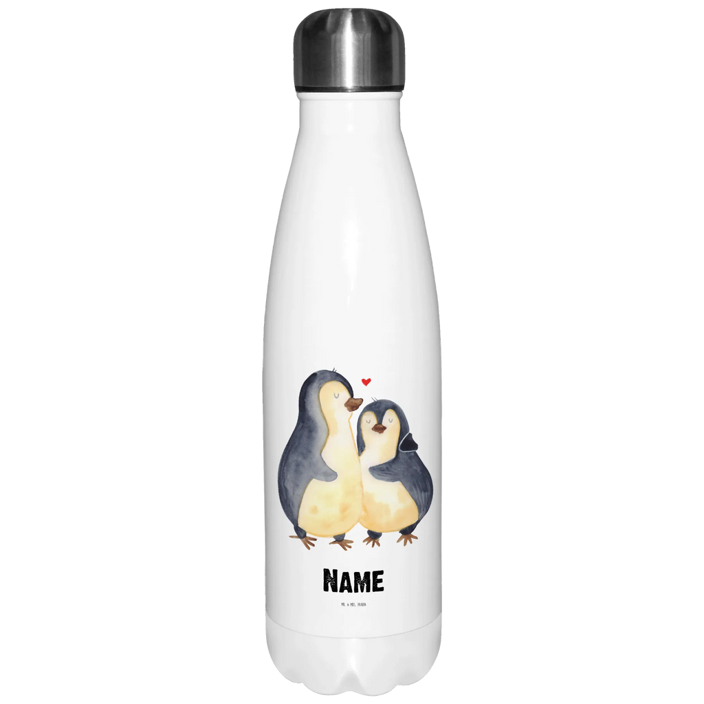 Personalisierte Thermosflasche Pinguin umarmend Personalisierte Isolierflasche, Personalisierte Thermoflasche, Personalisierte Trinkflasche, Trinkflasche Mit Namen, Wunschname, Bedrucken, Namensflasche, Pinguin, Liebe, Liebespaar, Liebesbeweis, Liebesgeschenk, Verlobung, Jahrestag, Hochzeitstag, Hochzeit, Hochzeitsgeschenk