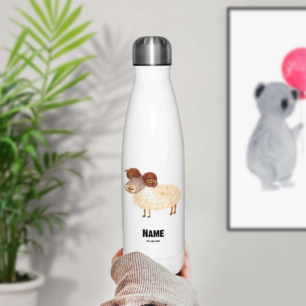 Personalisierte Thermosflasche Sternzeichen Widder Personalisierte Isolierflasche, Personalisierte Thermoflasche, Personalisierte Trinkflasche, Trinkflasche Mit Namen, Wunschname, Bedrucken, Namensflasche, Tierkreiszeichen, Sternzeichen, Horoskop, Astrologie, Aszendent, Widder Geschenk, Widder Sternzeichen, Geschenk März, Geschenk April, Geburtstag März, Geburtstag April, Bock, Schafbock