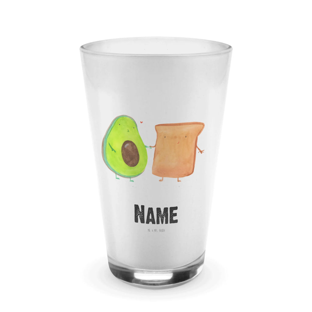 Personalisiertes Glas Avocado + Toast Bedrucktes Glas, Glas mit Namen, Namensglas, Glas personalisiert, Name, Bedrucken, Avocado, Veggie, Vegan, Gesund, Toast, Toastbrot, Liebespaar, Pärchen, Freund, Freundin, Verlobt, Verlobungsparty, Hochzeit, Hochzeitsgeschenk, Jahrestag, Jahrestagsgeschenk