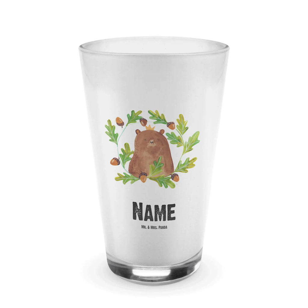 Personalisiertes Glas Bär König Bedrucktes Glas, Glas mit Namen, Namensglas, Glas personalisiert, Name, Bedrucken, Bär, Teddy, Teddybär, Papa, Papa Bär, bester Vater, bester Papa, weltbester Papa, Vatertag, Vater, Dad, Daddy, Papi