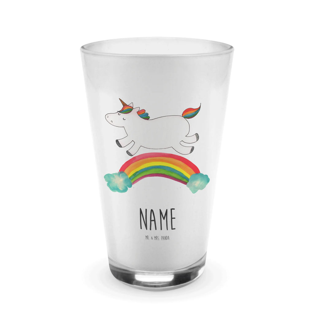 Personalisiertes Glas Einhorn Regenbogen Bedrucktes Glas, Glas mit Namen, Namensglas, Glas personalisiert, Name, Bedrucken, Einhorn, Einhörner, Einhorn Deko, Unicorn, Regenbogen, Glitzer, Einhornpower, Erwachsenwerden, Einhornautobahn