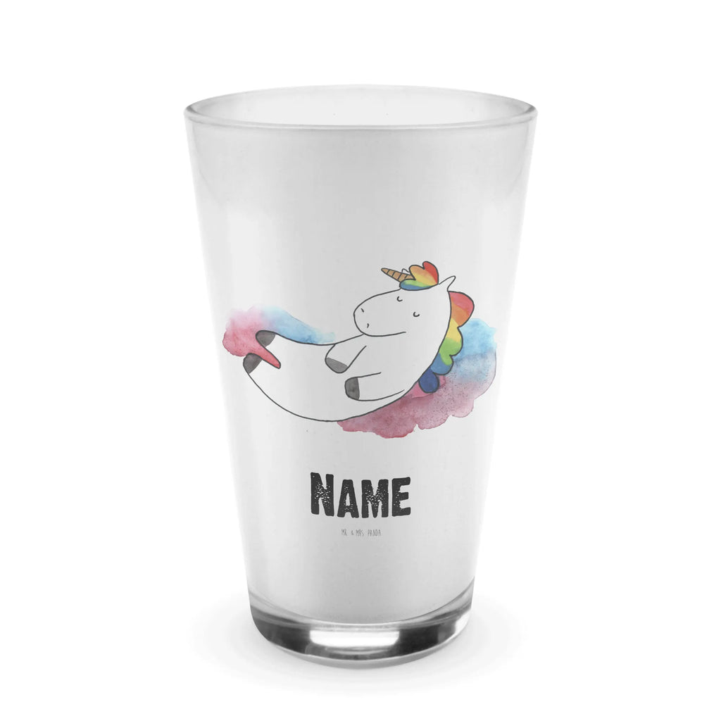 Personalisiertes Glas Einhorn Wolke 7 Bedrucktes Glas, Glas mit Namen, Namensglas, Glas personalisiert, Name, Bedrucken, Einhorn, Einhörner, Einhorn Deko, Pegasus, Unicorn, verliebt, Menschen, witzig, lustig, Geschenk, Glaube, Realität, Lächeln