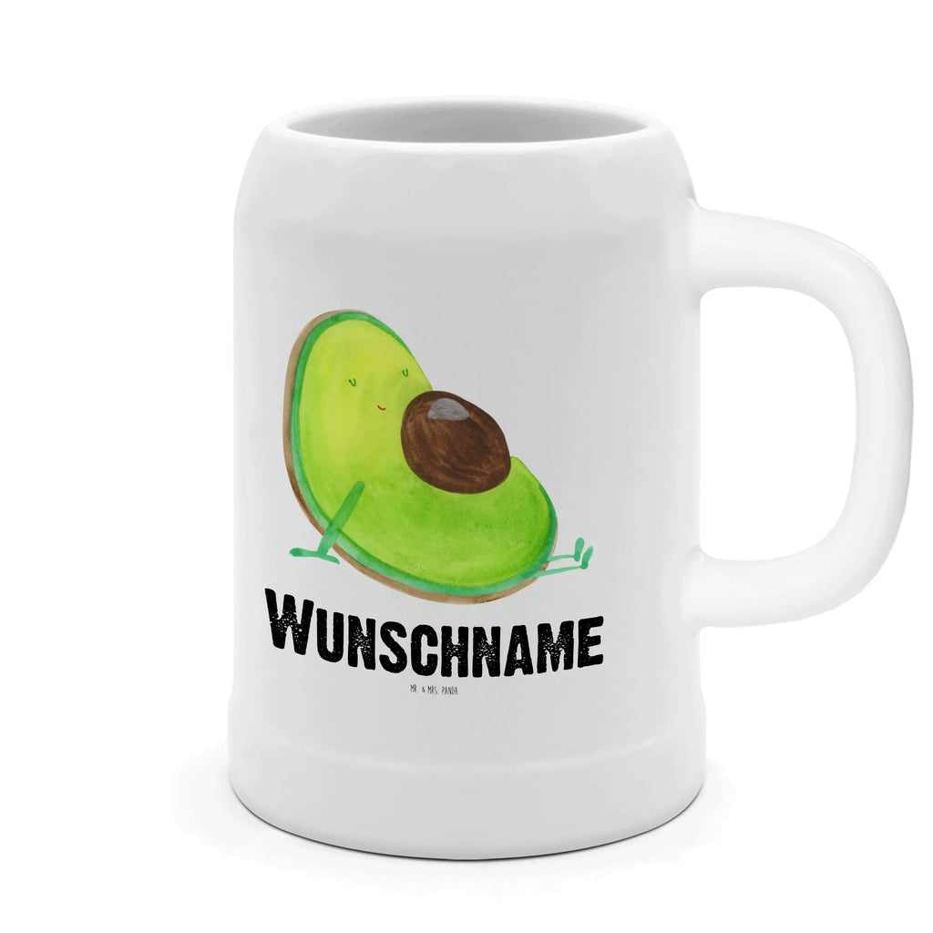 Personalisierter Bierkrug Avocado schwanger Bierkrug mit Namen, Bierkrug personalisieren, Bierglas mit Namen, Personalisierung, Bedrucken, Avocado, Veggie, Vegan, Gesund, schwanger, Schwangerschaft, Babyparty, Babyshower