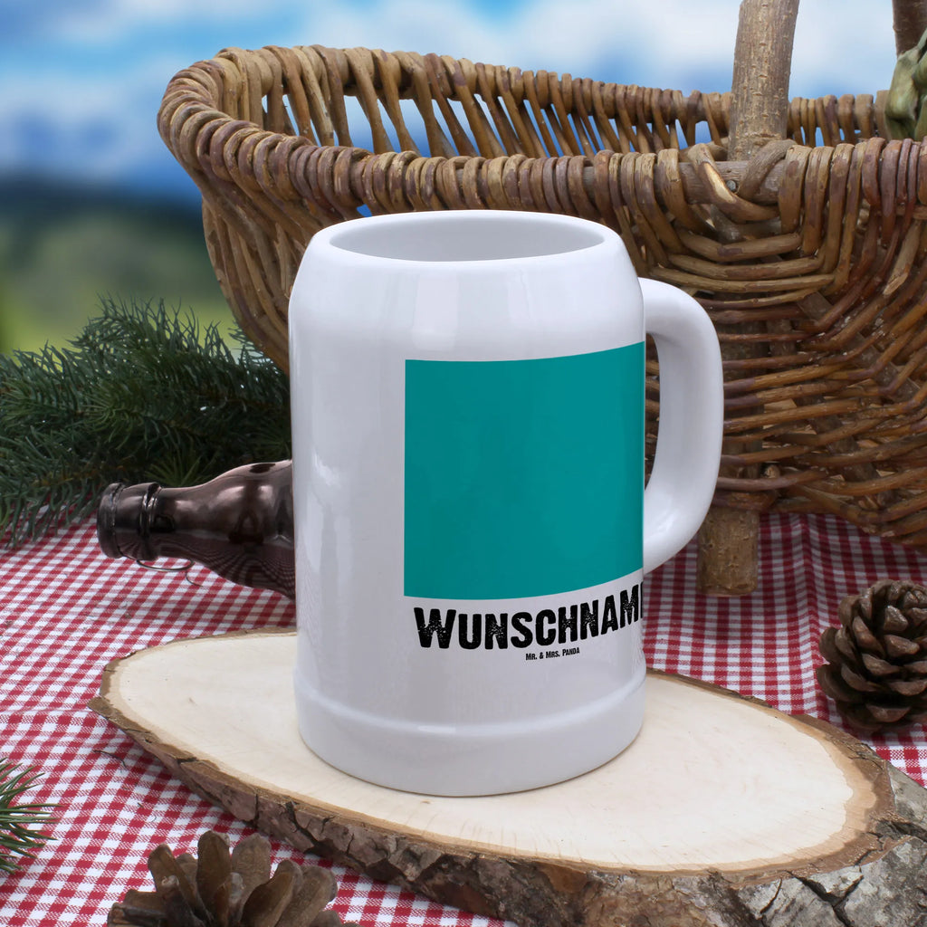 Personalisierter Bierkrug Bär Schulterblick Bierkrug mit Namen, Bierkrug personalisieren, Bierglas mit Namen, Personalisierung, Bedrucken, Bär, Teddy, Teddybär, Selbstachtung, Weltansicht, Motivation, Bären, Bärenliebe, Weisheit