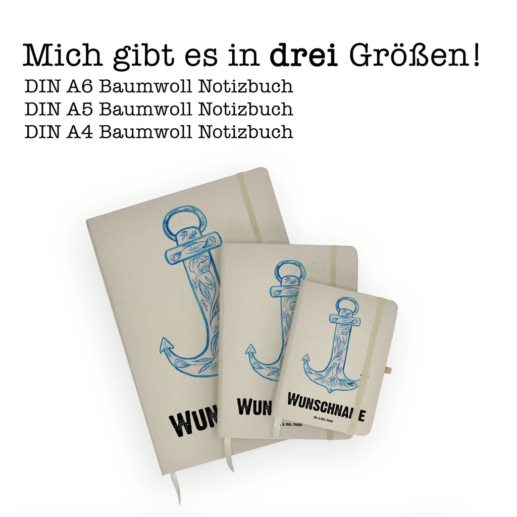 DIN A4 Personalisiertes Notizbuch Anker Blau Personalisiertes Notizbuch, Notizbuch mit Namen, Notizbuch bedrucken, Personalisierung, Namensbuch, Namen, Tiermotive, Gute Laune, lustige Sprüche, Tiere