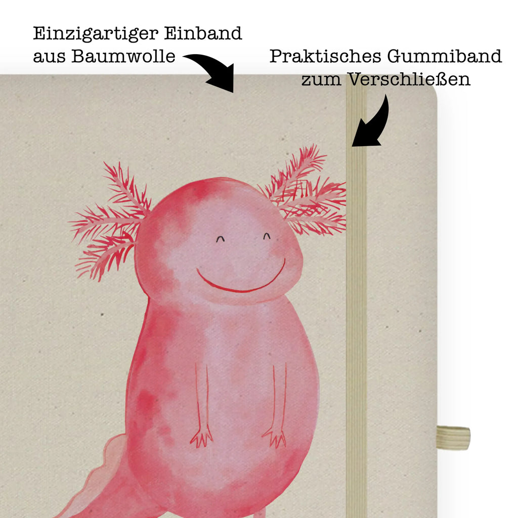 DIN A4 Personalisiertes Notizbuch Axolotl glücklich Personalisiertes Notizbuch, Notizbuch mit Namen, Notizbuch bedrucken, Personalisierung, Namensbuch, Namen, Axolotl, Molch, Axolot, Schwanzlurch, Lurch, Lurche, Motivation, gute Laune