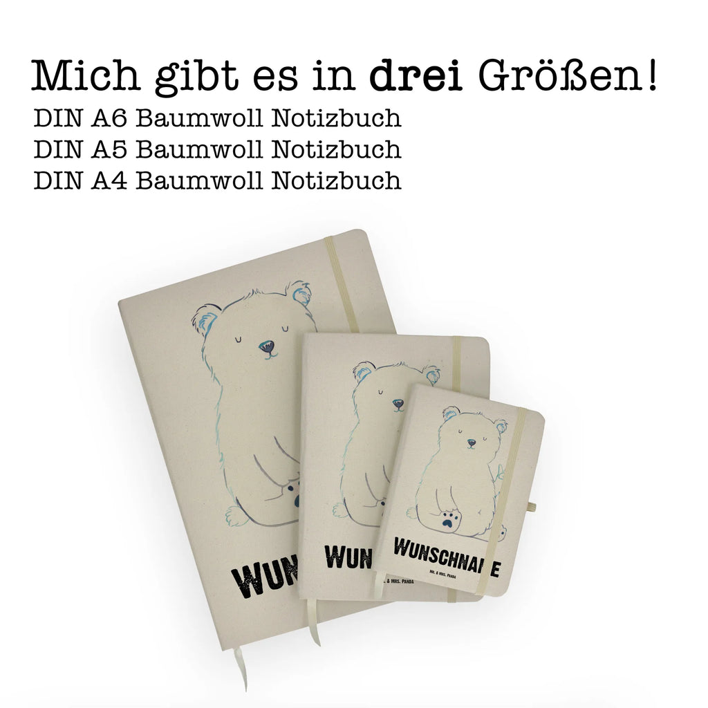 DIN A4 Personalisiertes Notizbuch Eisbär Faul Personalisiertes Notizbuch, Notizbuch mit Namen, Notizbuch bedrucken, Personalisierung, Namensbuch, Namen, Bär, Teddy, Teddybär, Eisbär, Nordpol, Faul, Entspannen, Relaxen, Büro, Arbeit, Bürojob, Arbeitsplatz, Homeoffice