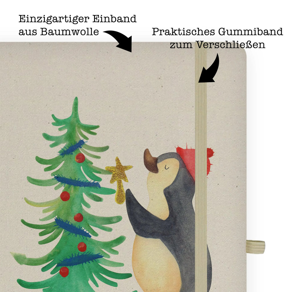 DIN A4 Personalisiertes Notizbuch Pinguin Weihnachtsbaum Personalisiertes Notizbuch, Notizbuch mit Namen, Notizbuch bedrucken, Personalisierung, Namensbuch, Namen, Winter, Weihnachten, Weihnachtsdeko, Nikolaus, Advent, Heiligabend, Wintermotiv, Pinguin