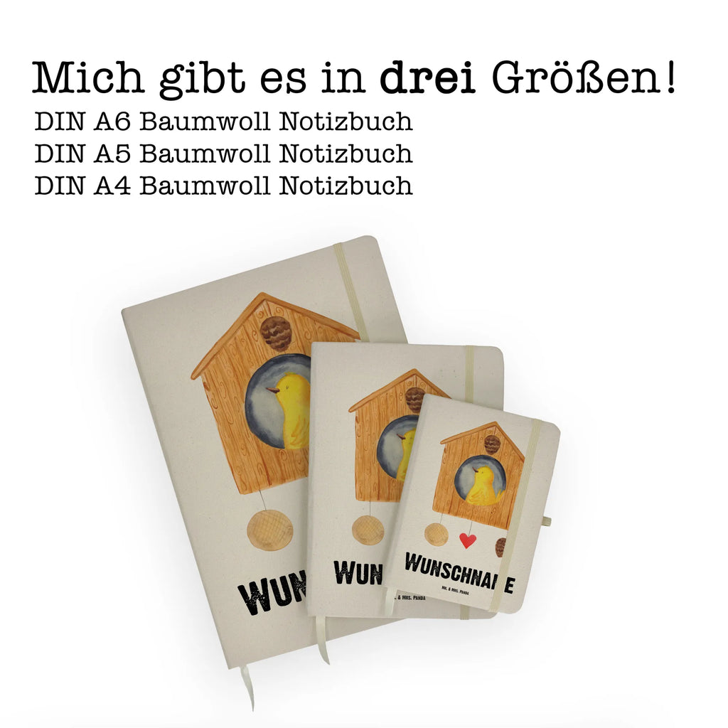 DIN A4 Personalisiertes Notizbuch Vogelhaus Personalisiertes Notizbuch, Notizbuch mit Namen, Notizbuch bedrucken, Personalisierung, Namensbuch, Namen, Tiermotive, Gute Laune, lustige Sprüche, Tiere, Vogel, Vögel, Vogelhaus, Vogelhäuschen, Home sweet home, Zuhause, Nest, Eigenheim, Familie, Wohnung, Haus, unser Haus, Lieblingsort, Castle