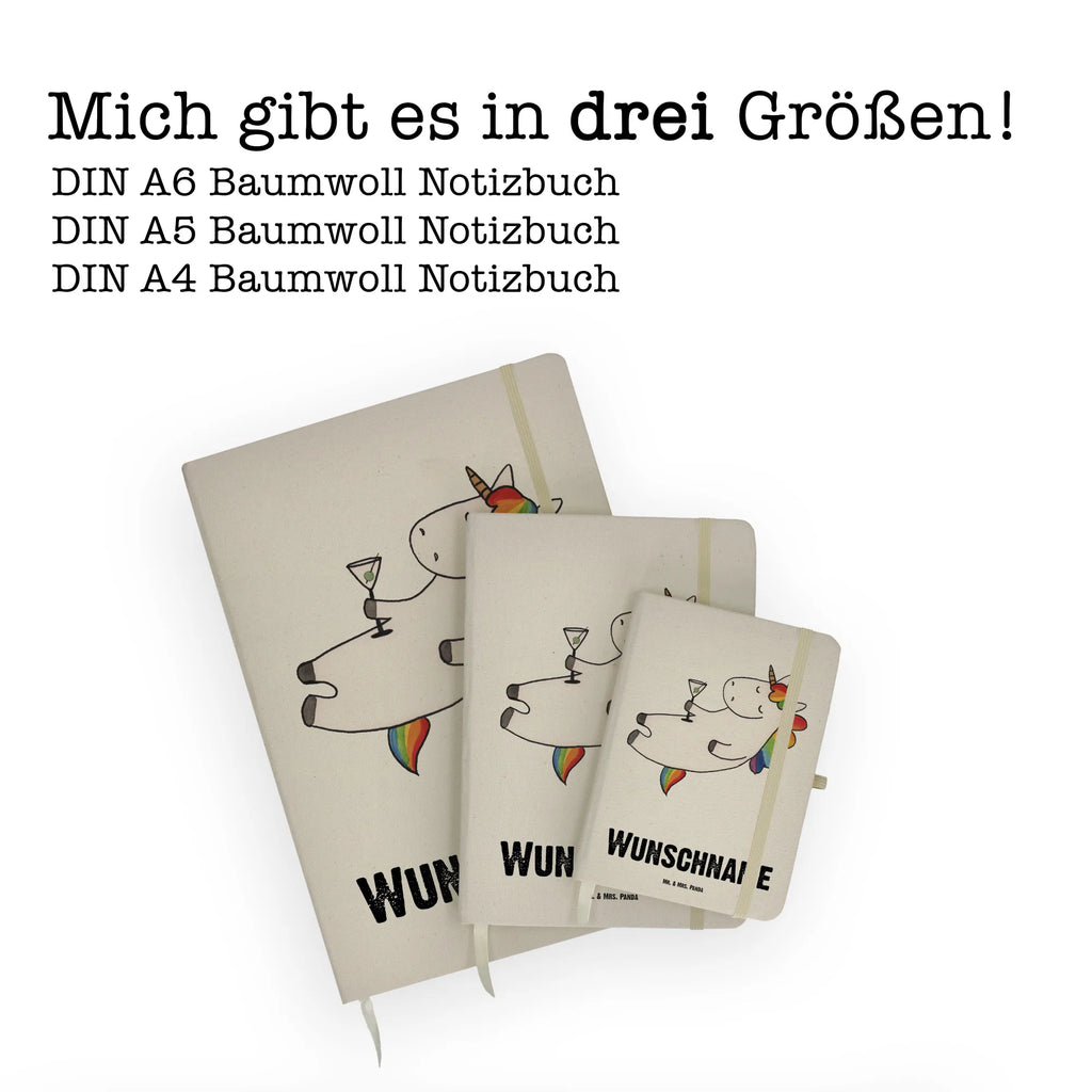 DIN A4 Personalisiertes Notizbuch Einhorn Cocktail Personalisiertes Notizbuch, Notizbuch mit Namen, Notizbuch bedrucken, Personalisierung, Namensbuch, Namen, Einhorn, Einhörner, Einhorn Deko, Pegasus, Unicorn, Party, Spaß, Feiern, Caipirinha, Rum, Cuba Libre, Sekt, Freundin, Geburtstag, lustig, witzig, Spruch, Glitzer