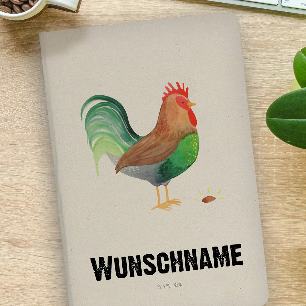 DIN A4 Personalisiertes Notizbuch Hahn mit Korn Personalisiertes Notizbuch, Notizbuch mit Namen, Notizbuch bedrucken, Personalisierung, Namensbuch, Namen, Bauernhof, Hoftiere, Landwirt, Landwirtin, Hahn, Korn, Henne, Eier, Natur