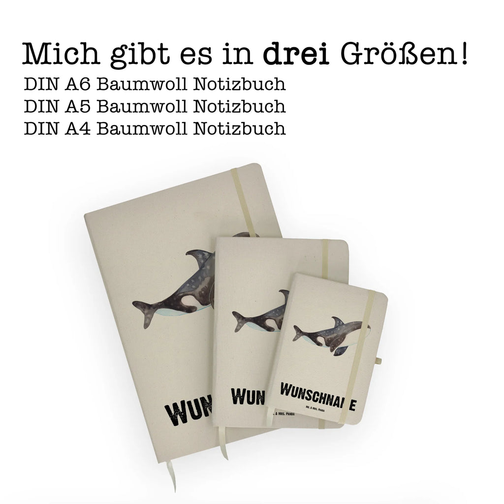 DIN A4 Personalisiertes Notizbuch Orca Personalisiertes Notizbuch, Notizbuch mit Namen, Notizbuch bedrucken, Personalisierung, Namensbuch, Namen, Meerestiere, Meer, Urlaub, Orca, Orcas, Killerwal, Wal, Möglichkeiten, Büro, Arbeit, Motivation, Selbstliebe, Neustart, Startup