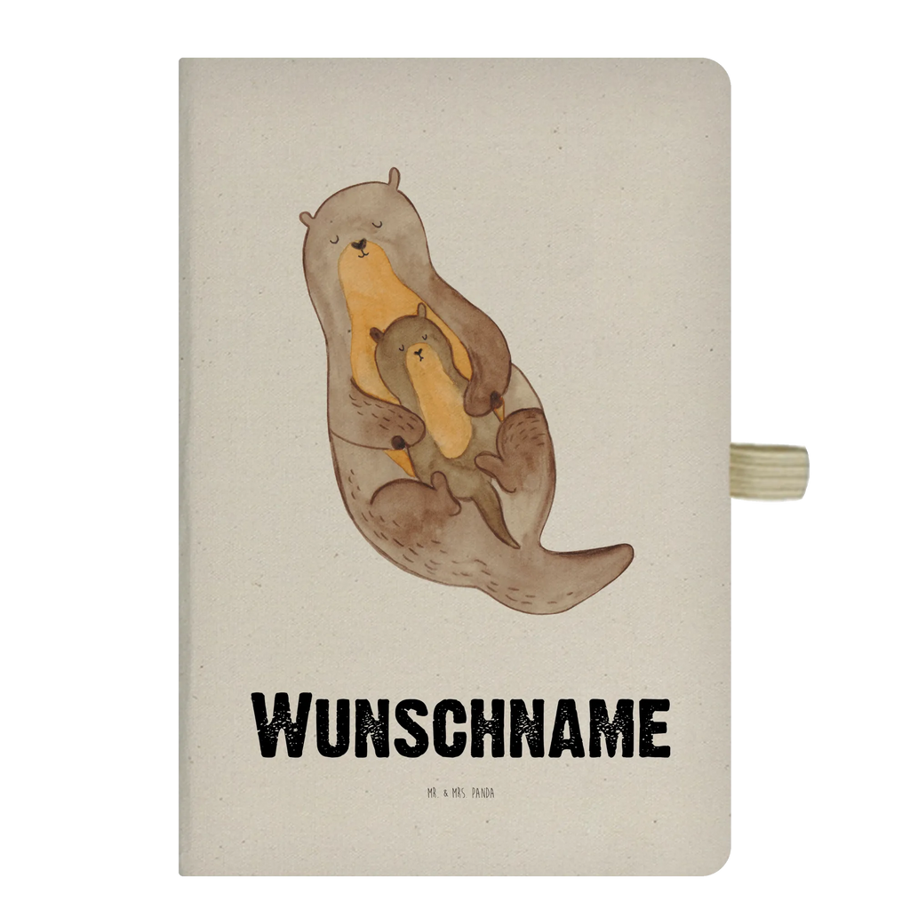 DIN A4 Personalisiertes Notizbuch Otter mit Kind Personalisiertes Notizbuch, Notizbuch mit Namen, Notizbuch bedrucken, Personalisierung, Namensbuch, Namen, Otter, Fischotter, Seeotter, Otter Seeotter See Otter