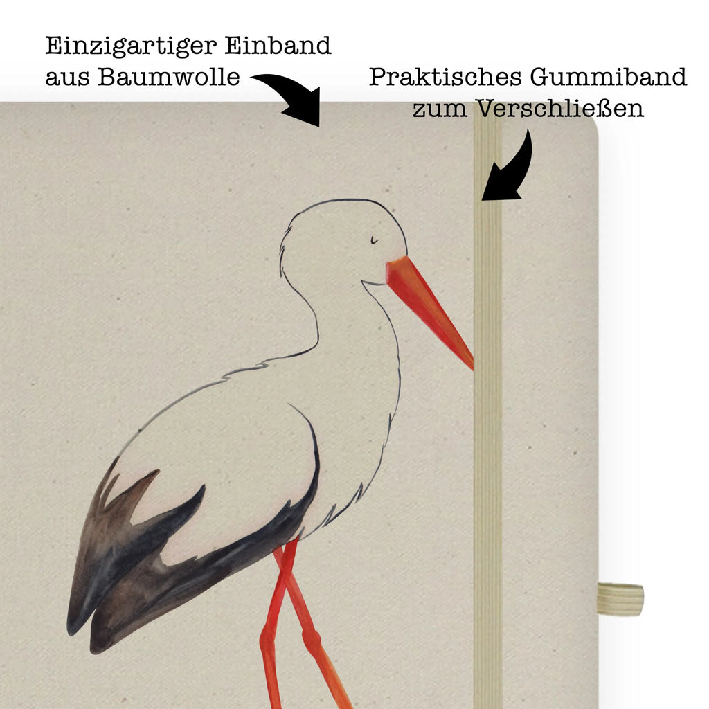 DIN A4 Personalisiertes Notizbuch Storch Personalisiertes Notizbuch, Notizbuch mit Namen, Notizbuch bedrucken, Personalisierung, Namensbuch, Namen, Tiermotive, Gute Laune, lustige Sprüche, Tiere, Storch, Störche, Schwangerschaft, Geburt, Mutter, Mütter, Mutter werden, Schwanger, Babybauch, Baby