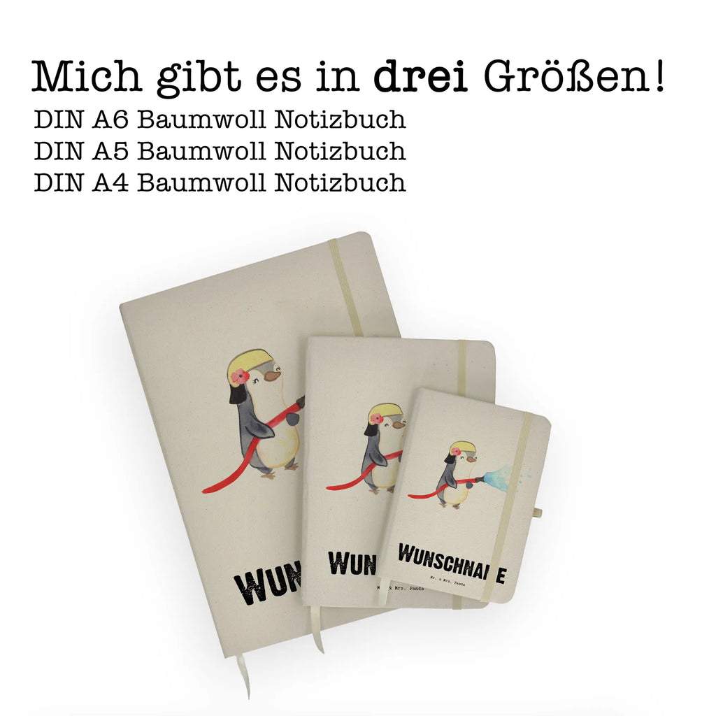 DIN A4 Personalisiertes Notizbuch Feuerwehrfrau mit Herz Personalisiertes Notizbuch, Notizbuch mit Namen, Notizbuch bedrucken, Personalisierung, Namensbuch, Namen, Beruf, Ausbildung, Jubiläum, Abschied, Rente, Kollege, Kollegin, Geschenk, Schenken, Arbeitskollege, Mitarbeiter, Firma, Danke, Dankeschön, Feuerwehrfrau, Feuerwehrhauptfrau, Brandschutz, Feuerwehr, freiwillige Feuerwehr