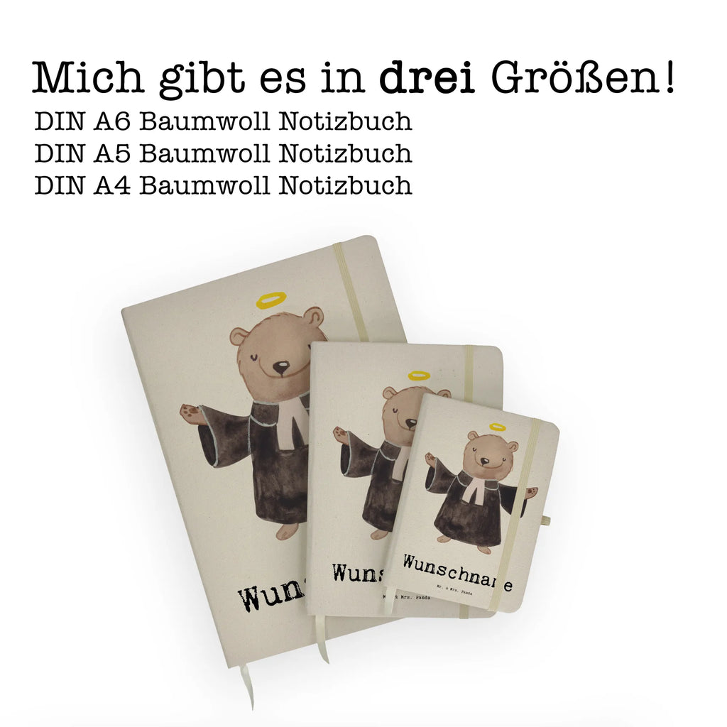 DIN A4 Personalisiertes Notizbuch Pfarrer mit Herz Personalisiertes Notizbuch, Notizbuch mit Namen, Notizbuch bedrucken, Personalisierung, Namensbuch, Namen, Beruf, Ausbildung, Jubiläum, Abschied, Rente, Kollege, Kollegin, Geschenk, Schenken, Arbeitskollege, Mitarbeiter, Firma, Danke, Dankeschön, Pastor, Diener Gottes<br />Geistlicher, Pfarrer, Prediger<br />Priester, Theologe, Kirche