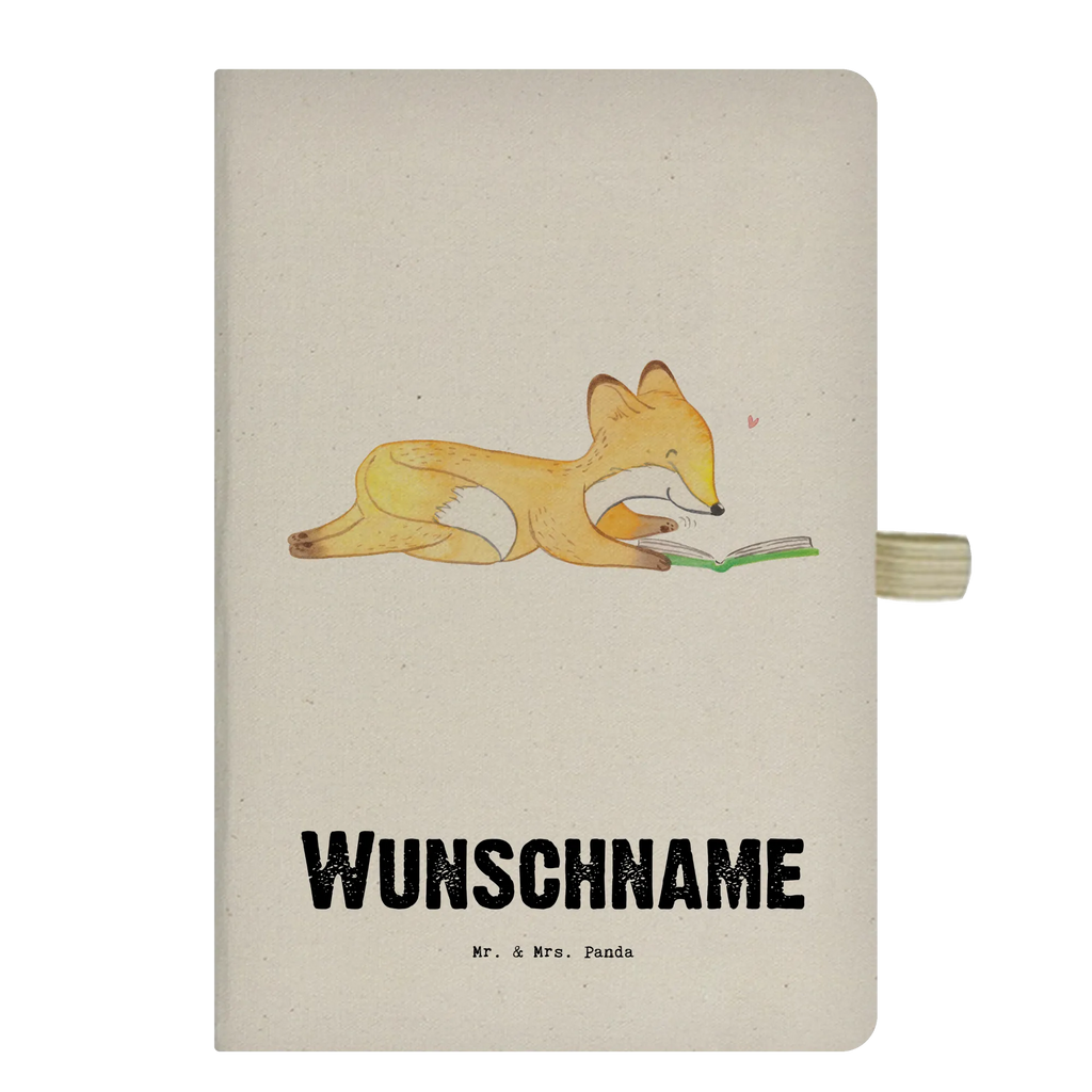 DIN A4 Personalisiertes Notizbuch Fuchs Lesen Personalisiertes Notizbuch, Notizbuch mit Namen, Notizbuch bedrucken, Personalisierung, Namensbuch, Namen, Geschenk, Sport, Sportart, Hobby, Schenken, Danke, Dankeschön, Auszeichnung, Gewinn, Sportler, lesen, Bücher lesen, Bücherwurm