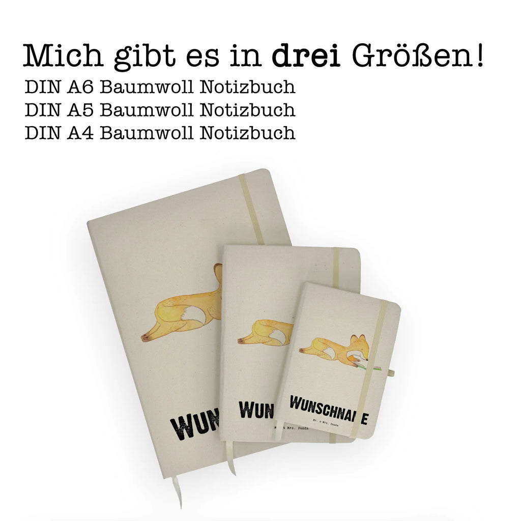 DIN A4 Personalisiertes Notizbuch Fuchs Lesen Personalisiertes Notizbuch, Notizbuch mit Namen, Notizbuch bedrucken, Personalisierung, Namensbuch, Namen, Geschenk, Sport, Sportart, Hobby, Schenken, Danke, Dankeschön, Auszeichnung, Gewinn, Sportler, lesen, Bücher lesen, Bücherwurm