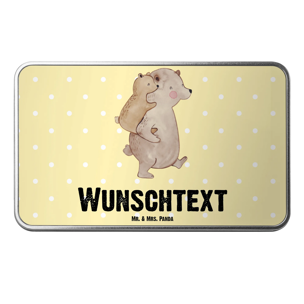 Personalisierte Metalldose Papa Bär Personalisierte Metalldose, Dose mit Namen, Namensdose, Kiste mit Namen, Namenskiste, Familie, Vatertag, Muttertag, Bruder, Schwester, Mama, Papa, Oma, Opa, Geschenk, Vater, Papi, Vati, Onkel, Geburtstag