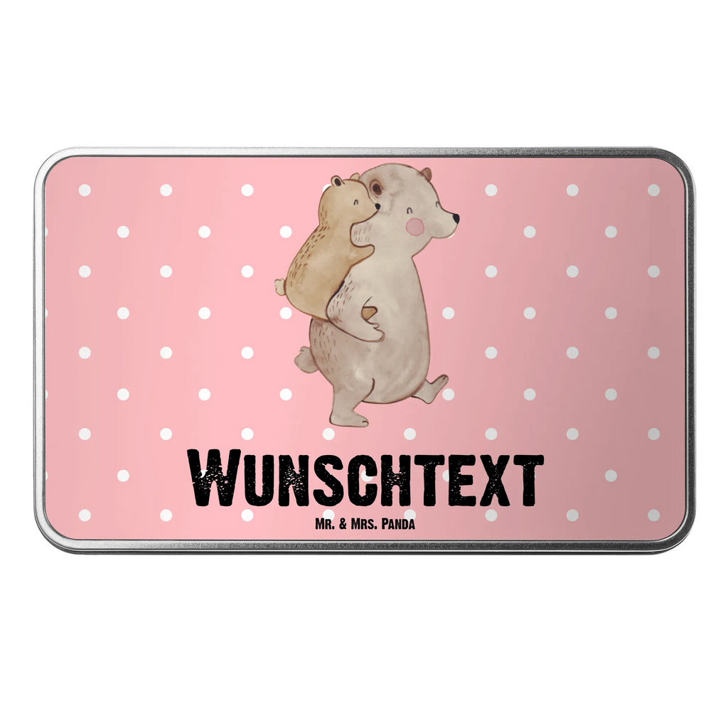 Personalisierte Metalldose Papa Bär Personalisierte Metalldose, Dose mit Namen, Namensdose, Kiste mit Namen, Namenskiste, Familie, Vatertag, Muttertag, Bruder, Schwester, Mama, Papa, Oma, Opa, Geschenk, Vater, Papi, Vati, Onkel, Geburtstag