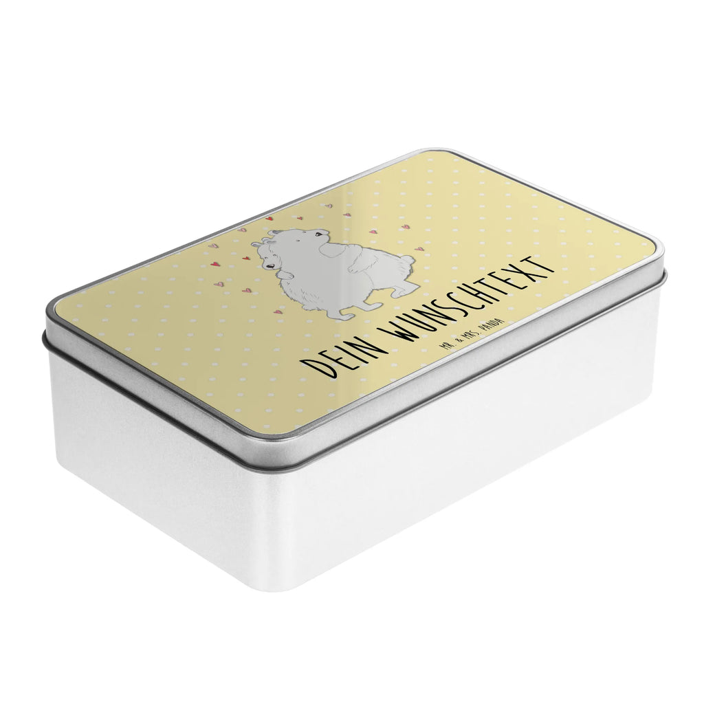 Personalisierte Metalldose Eisbär Umarmen Personalisierte Metalldose, Dose mit Namen, Namensdose, Kiste mit Namen, Namenskiste, Tiermotive, Gute Laune, lustige Sprüche, Tiere