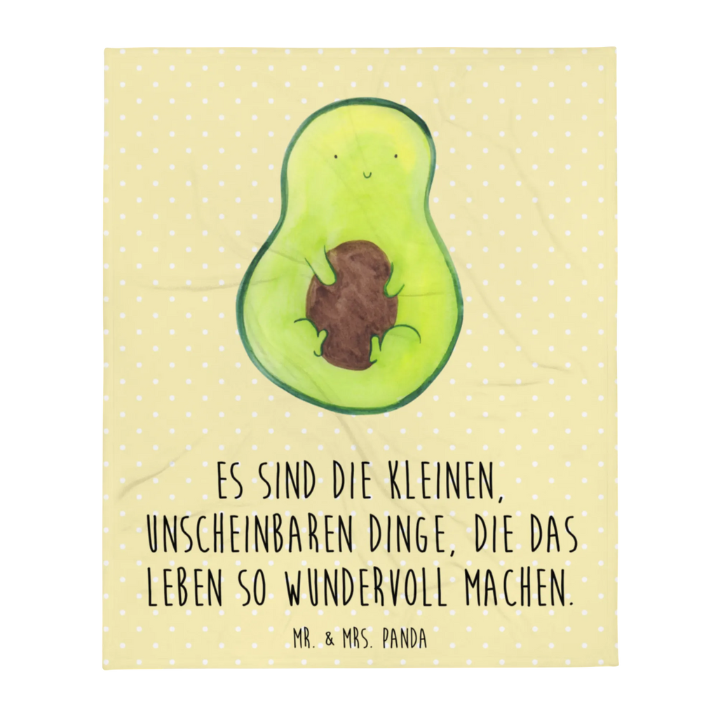 Kuscheldecke Avocado mit Kern Decke, Wohndecke, Tagesdecke, Wolldecke, Sofadecke, Avocado, Veggie, Vegan, Gesund, Avokado, Avocadokern, Kern, Pflanze, Spruch Leben