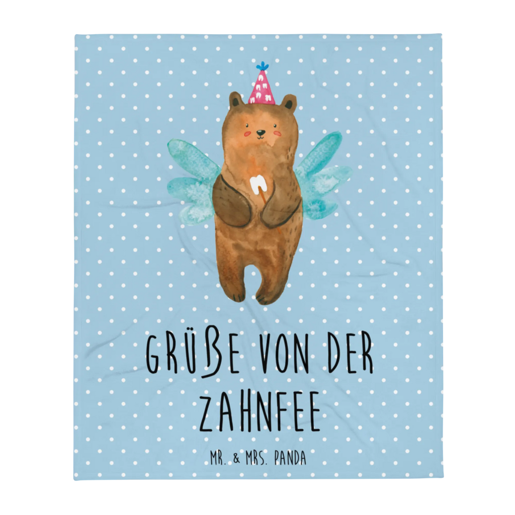 Kuscheldecke Zahnfee Bär Decke, Wohndecke, Tagesdecke, Wolldecke, Sofadecke, Bär, Teddy, Teddybär, Zahnfee, Fee, Milchzahn, Erster Zahn