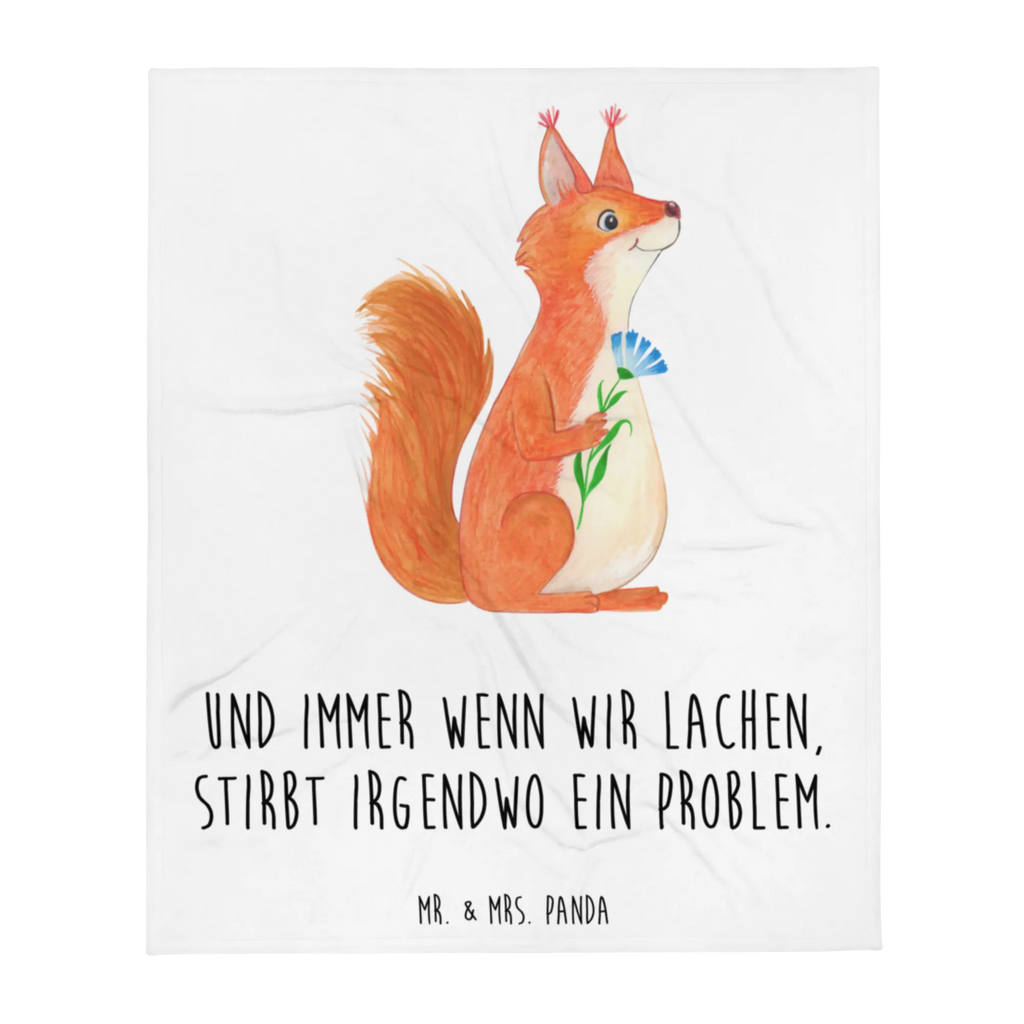 Kuscheldecke Eichhörnchen Blume Decke, Wohndecke, Tagesdecke, Wolldecke, Sofadecke, Tiermotive, Gute Laune, lustige Sprüche, Tiere, Eichhörnchen, Eichhorn, Spruch positiv, Lachen, Spaß, Motivation Sprüche, Motivation Bilder, glücklich Spruch, Spruch Deko