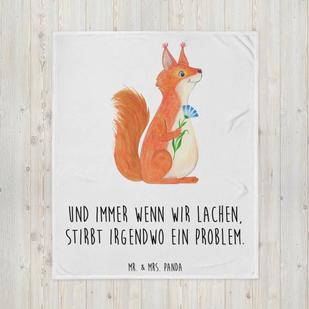 Kuscheldecke Eichhörnchen Blume Decke, Wohndecke, Tagesdecke, Wolldecke, Sofadecke, Tiermotive, Gute Laune, lustige Sprüche, Tiere, Eichhörnchen, Eichhorn, Spruch positiv, Lachen, Spaß, Motivation Sprüche, Motivation Bilder, glücklich Spruch, Spruch Deko