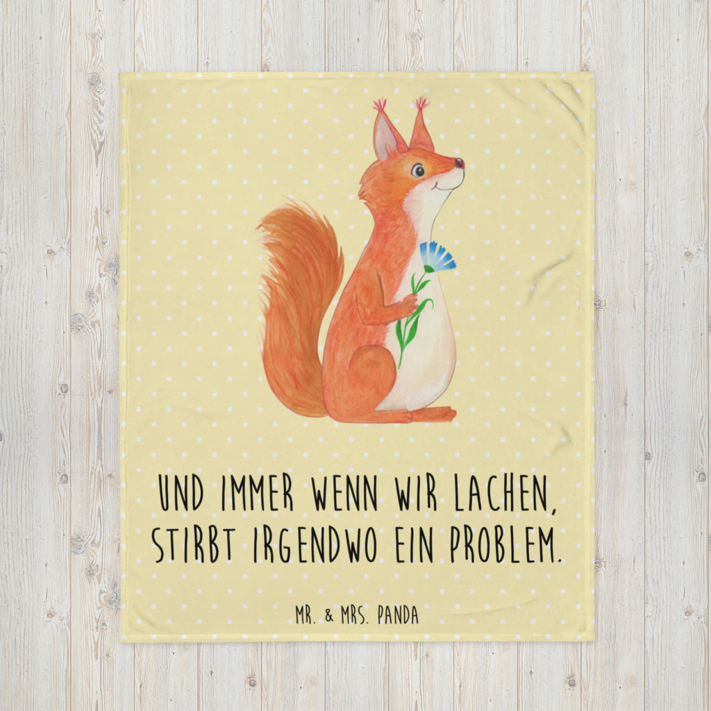 Kuscheldecke Eichhörnchen Blume Decke, Wohndecke, Tagesdecke, Wolldecke, Sofadecke, Tiermotive, Gute Laune, lustige Sprüche, Tiere, Eichhörnchen, Eichhorn, Spruch positiv, Lachen, Spaß, Motivation Sprüche, Motivation Bilder, glücklich Spruch, Spruch Deko