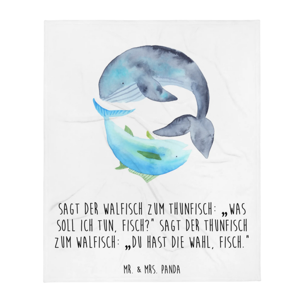 Kuscheldecke Walfisch Thunfisch Decke, Wohndecke, Tagesdecke, Wolldecke, Sofadecke, Tiermotive, Gute Laune, lustige Sprüche, Tiere, Wal, Wahl, Tunfisch, Wortwitz lustig, Spruch lustig, Flachwitz, Witz, Spruch des Tages, Flachwitz Geschenk