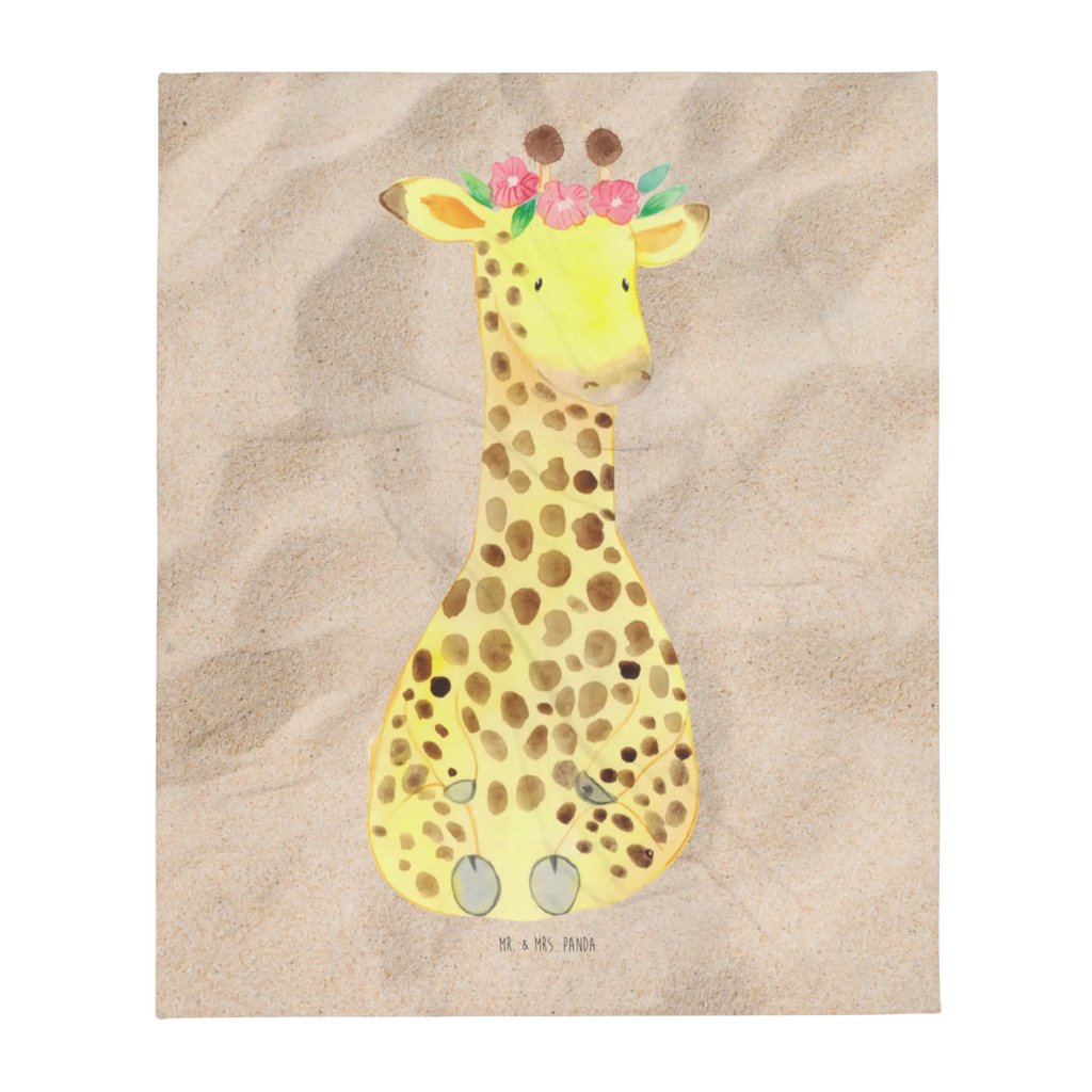 Kuscheldecke Giraffe Blumenkranz Decke, Wohndecke, Tagesdecke, Wolldecke, Sofadecke, Afrika, Wildtiere, Giraffe, Blumenkranz, Abenteurer, Selbstliebe, Freundin