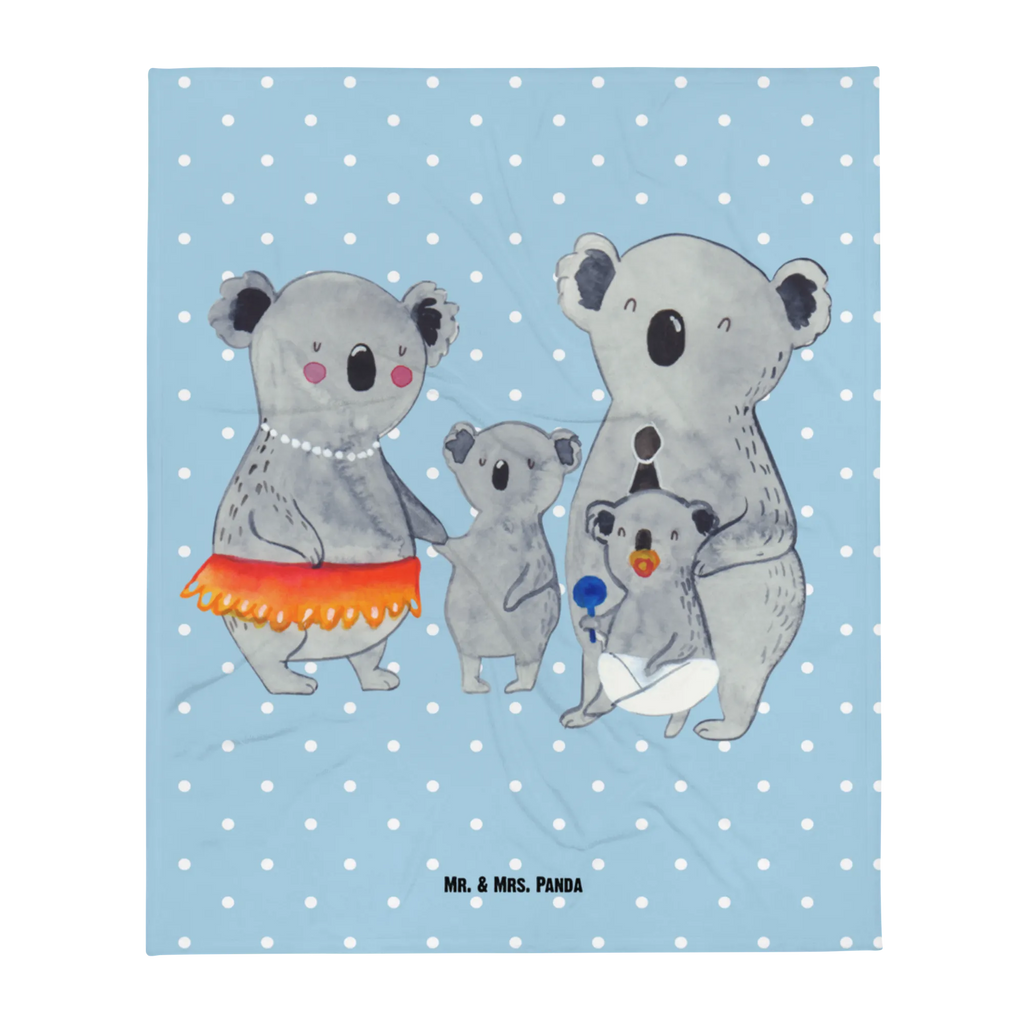 Kuscheldecke Koala Familie Decke, Wohndecke, Tagesdecke, Wolldecke, Sofadecke, Familie, Vatertag, Muttertag, Bruder, Schwester, Mama, Papa, Oma, Opa, Koala, Koalas, Family, Kinder, Geschwister, Familienleben