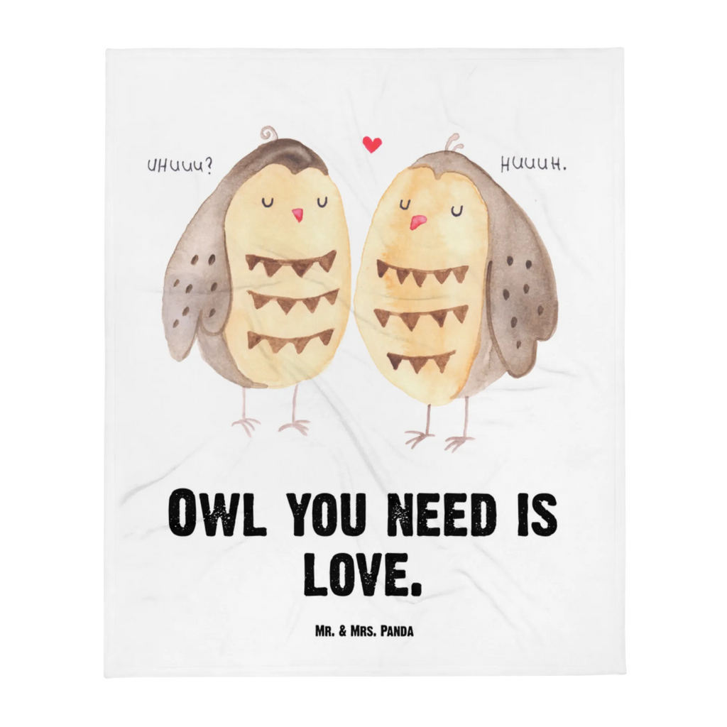 Kuscheldecke Eulen Liebe Decke, Wohndecke, Tagesdecke, Wolldecke, Sofadecke, Eule, Eule Deko, Liebe, Hochzeit Spruch, Owl, All you need is love, Liebe Spruch, Freundin Geschenk, Freund, Wortspiel lustig