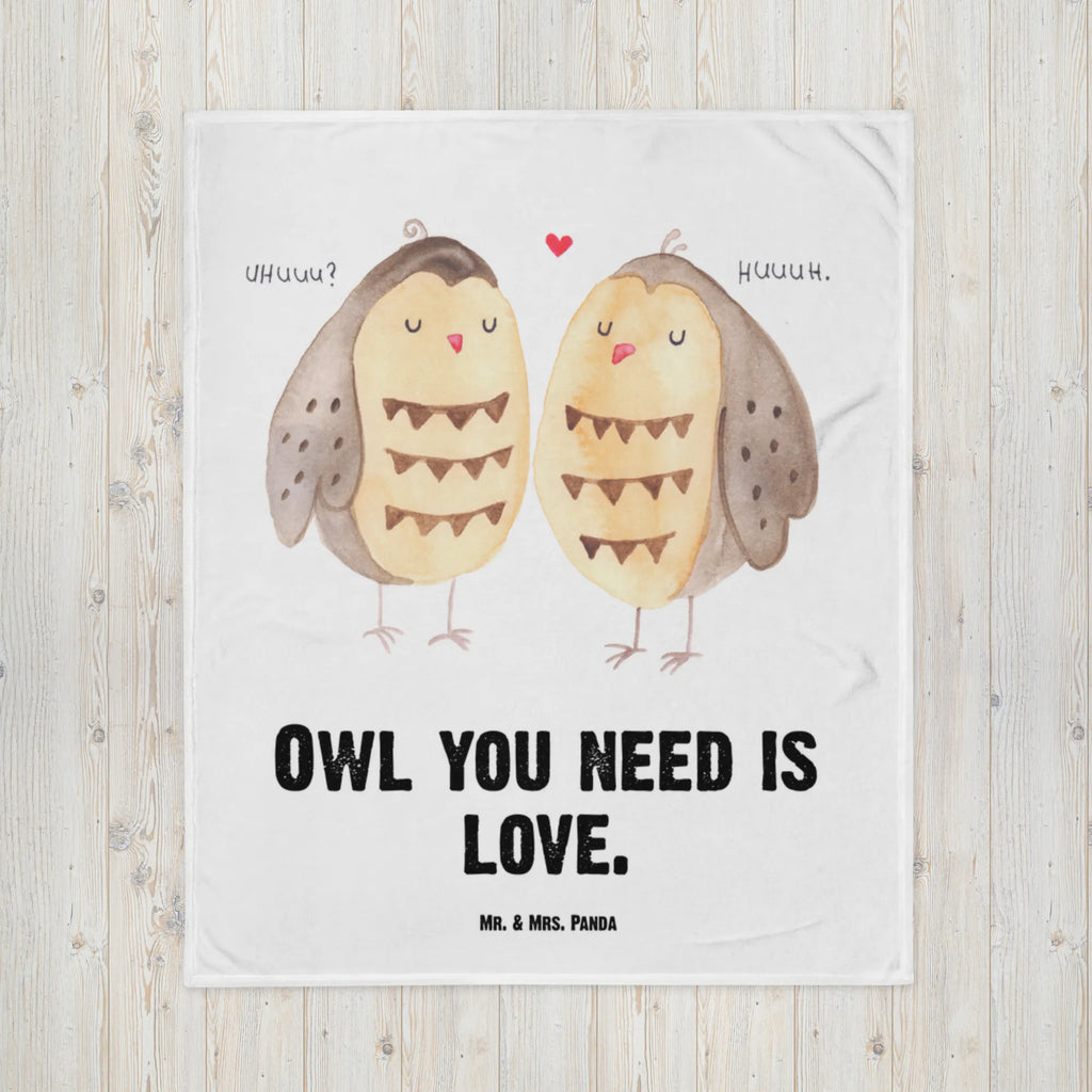 Kuscheldecke Eulen Liebe Decke, Wohndecke, Tagesdecke, Wolldecke, Sofadecke, Eule, Eule Deko, Liebe, Hochzeit Spruch, Owl, All you need is love, Liebe Spruch, Freundin Geschenk, Freund, Wortspiel lustig