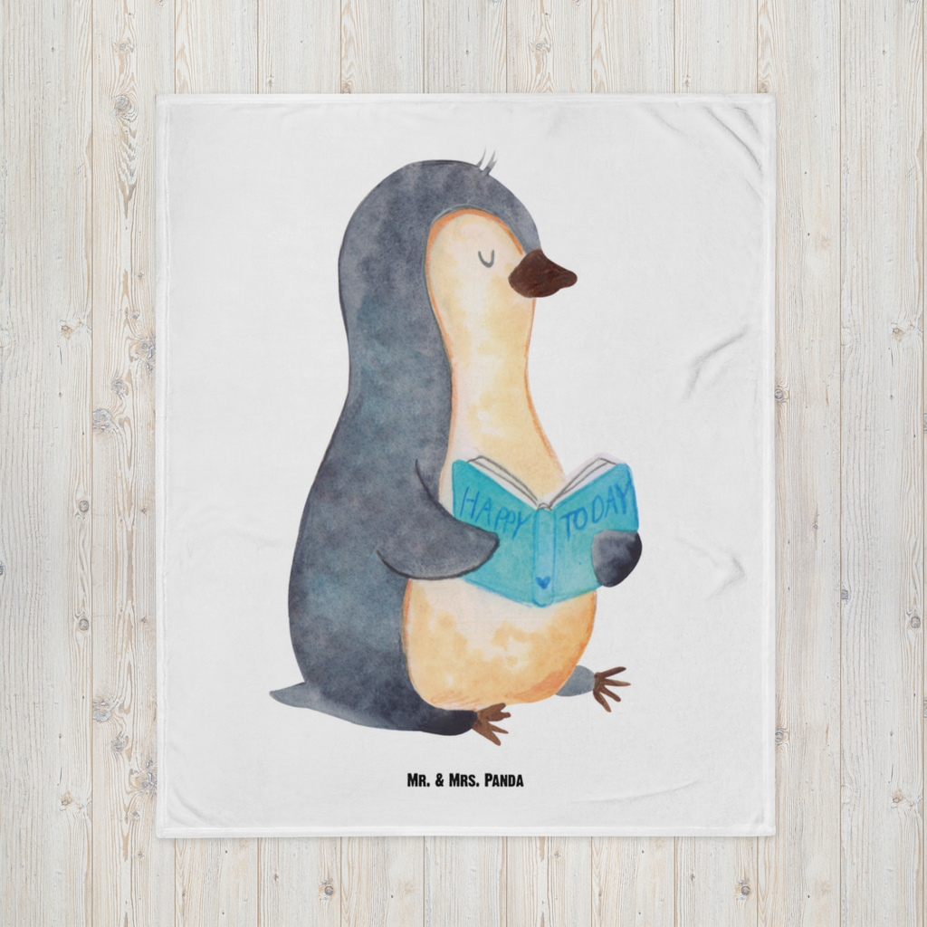 Kuscheldecke Pinguin Buch Decke, Wohndecke, Tagesdecke, Wolldecke, Sofadecke, Pinguin, Pinguine, Buch, Lesen, Bücherwurm, Nichtstun, Faulenzen, Ferien, Urlaub, Freizeit