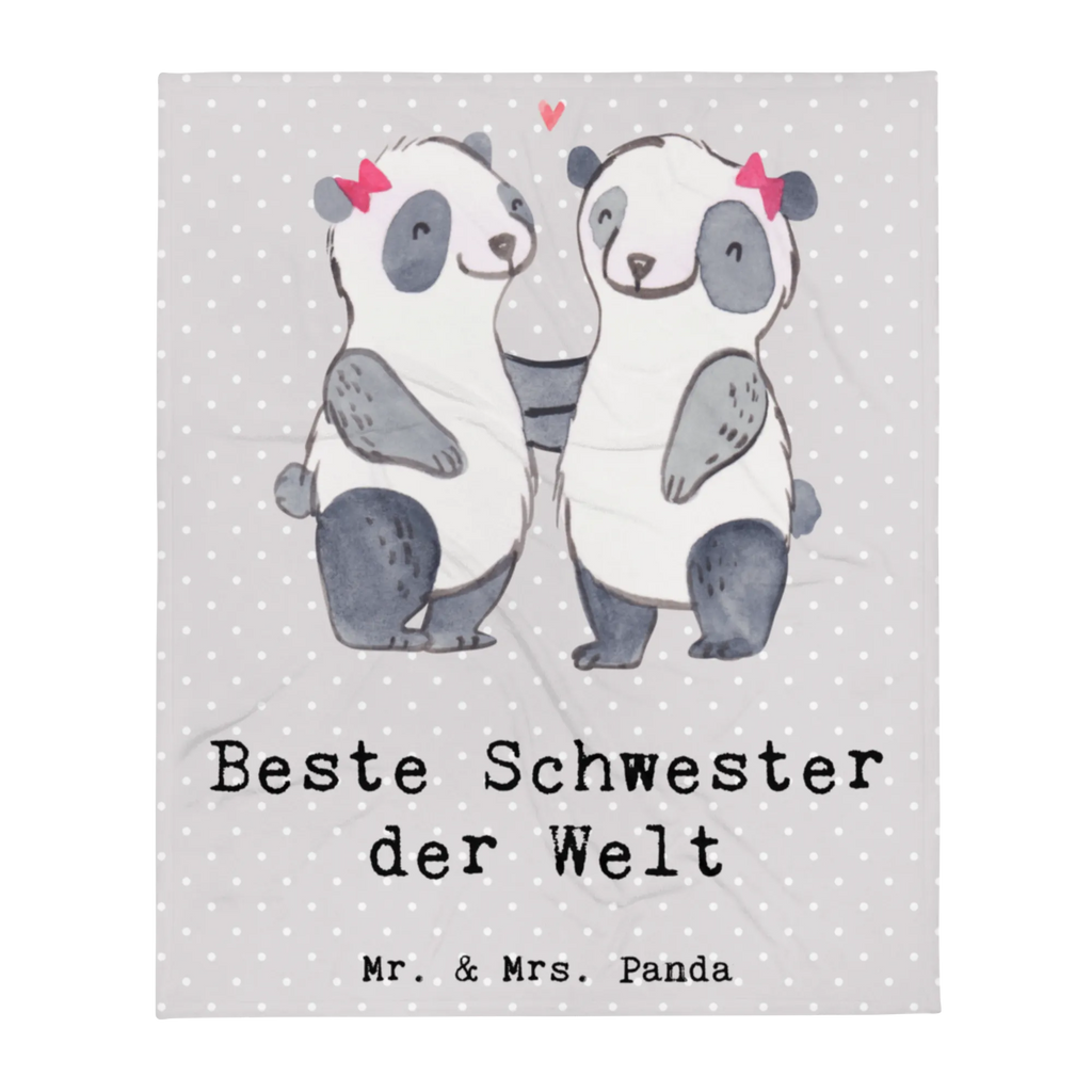 Kuscheldecke Panda Beste Schwester der Welt Decke, Wohndecke, Tagesdecke, Wolldecke, Sofadecke, für, Dankeschön, Geschenk, Schenken, Geburtstag, Geburtstagsgeschenk, Geschenkidee, Danke, Bedanken, Mitbringsel, Freude machen, Geschenktipp, Schwestern, Schwester, Geschwister, Schwesterherz, Sister, Familie, Kleinigkeit, Beste, Tochter, Liebe, Kinder