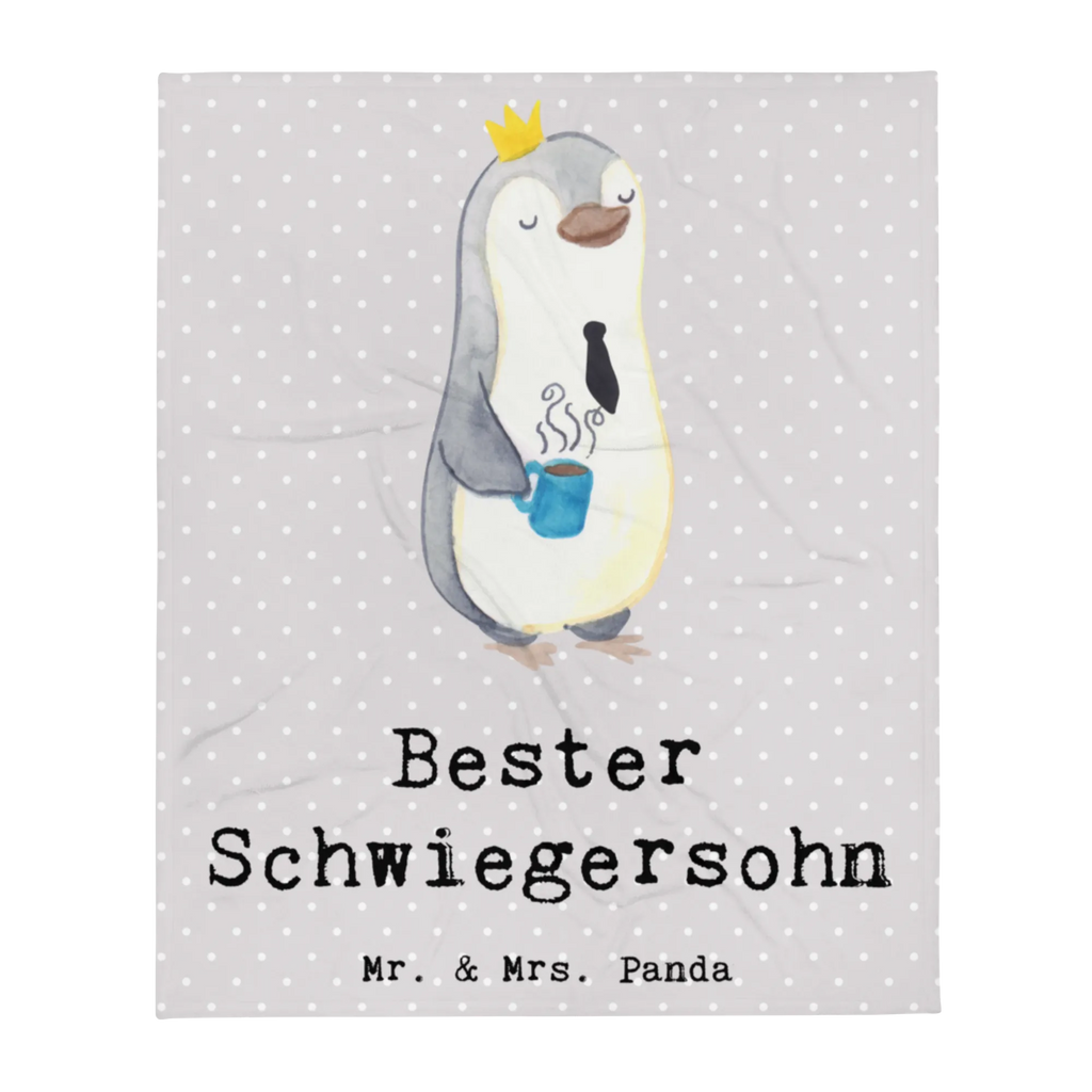 Kuscheldecke Pinguin Bester Schwiegersohn Decke, Wohndecke, Tagesdecke, Wolldecke, Sofadecke, für, Dankeschön, Geschenk, Schenken, Geburtstag, Geburtstagsgeschenk, Geschenkidee, Danke, Bedanken, Mitbringsel, Freude machen, Geschenktipp, Schwiegersohn, Tochter, Ehefrau des Sohns, Frau, angeheiratet, Hochzeit, Heirat