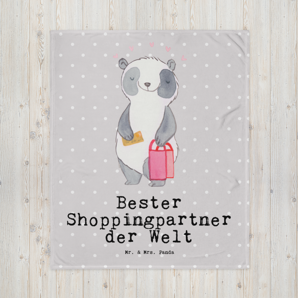 Kuscheldecke Panda Bester Shoppingpartner der Welt Decke, Wohndecke, Tagesdecke, Wolldecke, Sofadecke, für, Dankeschön, Geschenk, Schenken, Geburtstag, Geburtstagsgeschenk, Geschenkidee, Danke, Bedanken, Mitbringsel, Freude machen, Geschenktipp, Shoppingpartner, Shoppen, Begleitung, Partner, Freundin, Freund, bff, Shopping, Einkaufen, Shopping-Queen, Queen, Bester