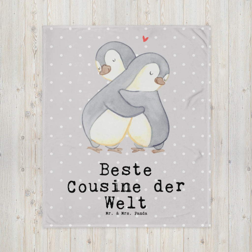 Kuscheldecke Pinguin Beste Cousine der Welt Decke, Wohndecke, Tagesdecke, Wolldecke, Sofadecke, für, Dankeschön, Geschenk, Schenken, Geburtstag, Geburtstagsgeschenk, Geschenkidee, Danke, Bedanken, Mitbringsel, Freude machen, Geschenktipp, Cousine, Kusine, Kousine, Cousinchen, Tochter von Onkel, Tochter von Tante, Familie, Verwandtschaft, Cousin