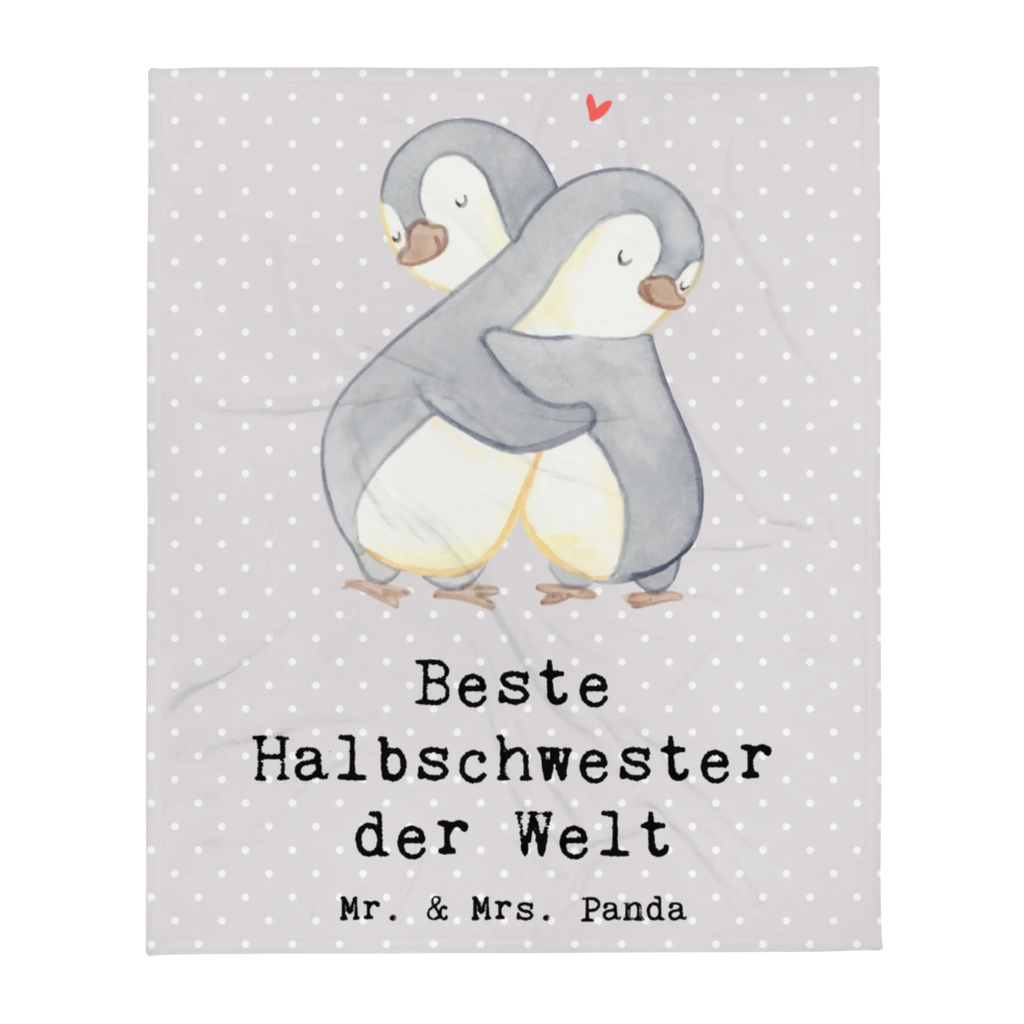 Kuscheldecke Pinguin Beste Halbschwester der Welt Decke, Wohndecke, Tagesdecke, Wolldecke, Sofadecke, für, Dankeschön, Geschenk, Schenken, Geburtstag, Geburtstagsgeschenk, Geschenkidee, Danke, Bedanken, Mitbringsel, Freude machen, Geschenktipp, Halbschwester, Stiefschwester, Stiefgeschwister, Schwestern, Schwester, Geschwister, Schwesterherz, Sister, Familie, Kleinigkeit, Beste, Tochter, Liebe, Kinder