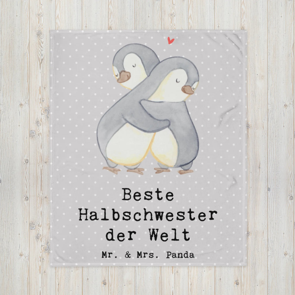 Kuscheldecke Pinguin Beste Halbschwester der Welt Decke, Wohndecke, Tagesdecke, Wolldecke, Sofadecke, für, Dankeschön, Geschenk, Schenken, Geburtstag, Geburtstagsgeschenk, Geschenkidee, Danke, Bedanken, Mitbringsel, Freude machen, Geschenktipp, Halbschwester, Stiefschwester, Stiefgeschwister, Schwestern, Schwester, Geschwister, Schwesterherz, Sister, Familie, Kleinigkeit, Beste, Tochter, Liebe, Kinder