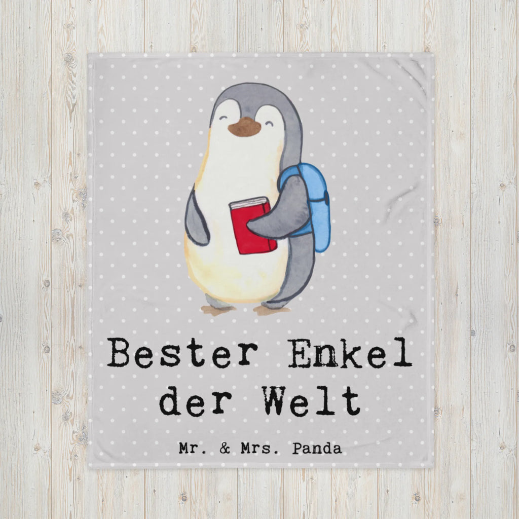 Kuscheldecke Pinguin Bester Enkel der Welt Decke, Wohndecke, Tagesdecke, Wolldecke, Sofadecke, für, Dankeschön, Geschenk, Schenken, Geburtstag, Geburtstagsgeschenk, Geschenkidee, Danke, Bedanken, Mitbringsel, Freude machen, Geschenktipp, Enkel, Enkelkind, Enkelsohn, Oma, Opa, Kind von Tochter, Kind von Sohn, Taufe, Großsohn