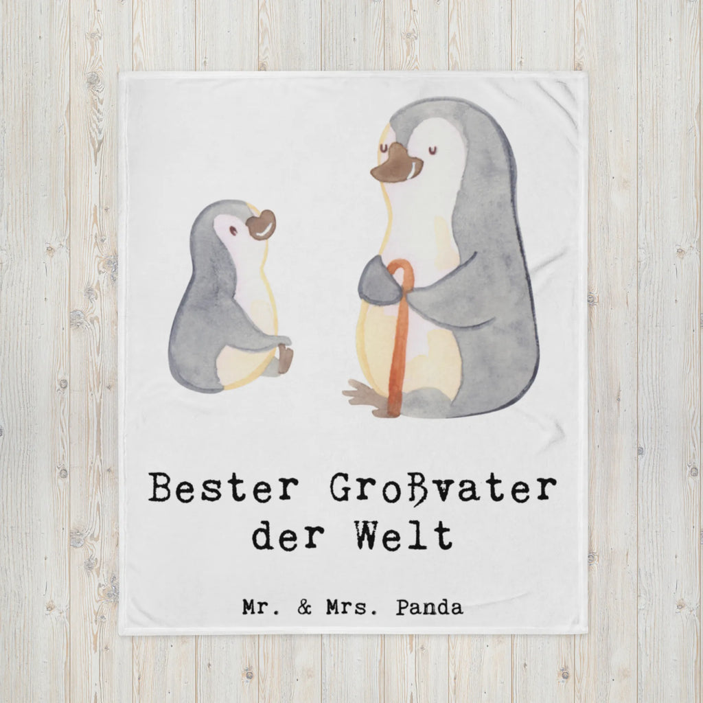 Kuscheldecke Pinguin Bester Großvater der Welt Decke, Wohndecke, Tagesdecke, Wolldecke, Sofadecke, für, Dankeschön, Geschenk, Schenken, Geburtstag, Geburtstagsgeschenk, Geschenkidee, Danke, Bedanken, Mitbringsel, Freude machen, Geschenktipp, Großvater, Grossvater, Opa, Opi. Großpapa, Großeltern, enkel, Enkelin, Enkelkind, Kleinigkeit, Oppa, Oppi, Bester