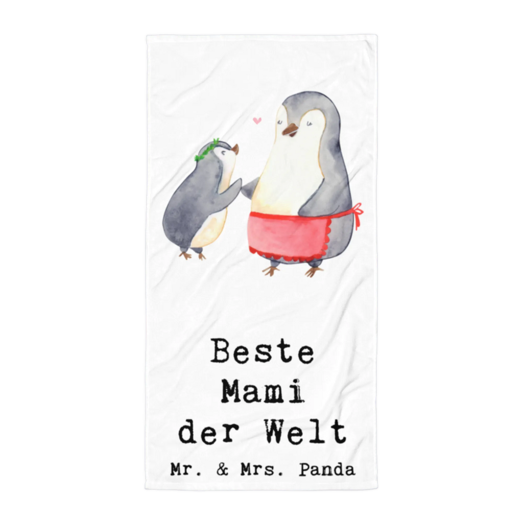 XL Badehandtuch Pinguin Beste Mami der Welt Handtuch, Badetuch, Duschtuch, Strandtuch, Saunatuch, für, Dankeschön, Geschenk, Schenken, Geburtstag, Geburtstagsgeschenk, Geschenkidee, Danke, Bedanken, Mitbringsel, Freude machen, Geschenktipp, Mama, Mami, Mutter, Muttertag, Mutti, Ma, Tochter, Sohn, Beste Mama, Beste, Supermama