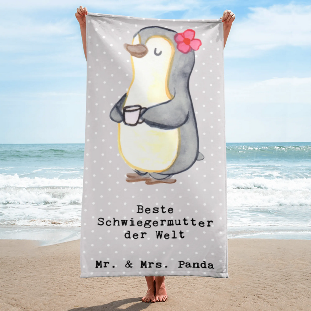 XL Badehandtuch Pinguin Beste Schwiegermutter der Welt Handtuch, Badetuch, Duschtuch, Strandtuch, Saunatuch, für, Dankeschön, Geschenk, Schenken, Geburtstag, Geburtstagsgeschenk, Geschenkidee, Danke, Bedanken, Mitbringsel, Freude machen, Geschenktipp, Schwiegermutter, Schwiegermama, Schwiegereltern, Mama, Mutter, Mutter des Ehepartners, angeheiratet