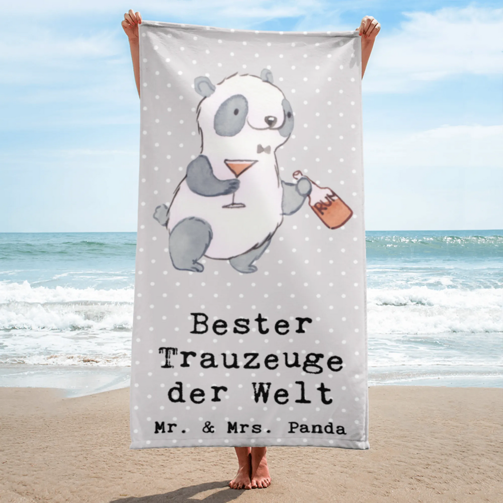 XL Badehandtuch Panda Bester Trauzeuge der Welt Handtuch, Badetuch, Duschtuch, Strandtuch, Saunatuch, für, Dankeschön, Geschenk, Schenken, Geburtstag, Geburtstagsgeschenk, Geschenkidee, Danke, Bedanken, Mitbringsel, Freude machen, Geschenktipp, Trauzeugen, Trauzeuge, Trauhzeugen, Hochzeit, Heirat, JGA, Trauung, Kirche, Standesamt, Braut, Bräutigam