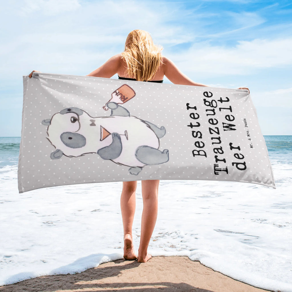 XL Badehandtuch Panda Bester Trauzeuge der Welt Handtuch, Badetuch, Duschtuch, Strandtuch, Saunatuch, für, Dankeschön, Geschenk, Schenken, Geburtstag, Geburtstagsgeschenk, Geschenkidee, Danke, Bedanken, Mitbringsel, Freude machen, Geschenktipp, Trauzeugen, Trauzeuge, Trauhzeugen, Hochzeit, Heirat, JGA, Trauung, Kirche, Standesamt, Braut, Bräutigam