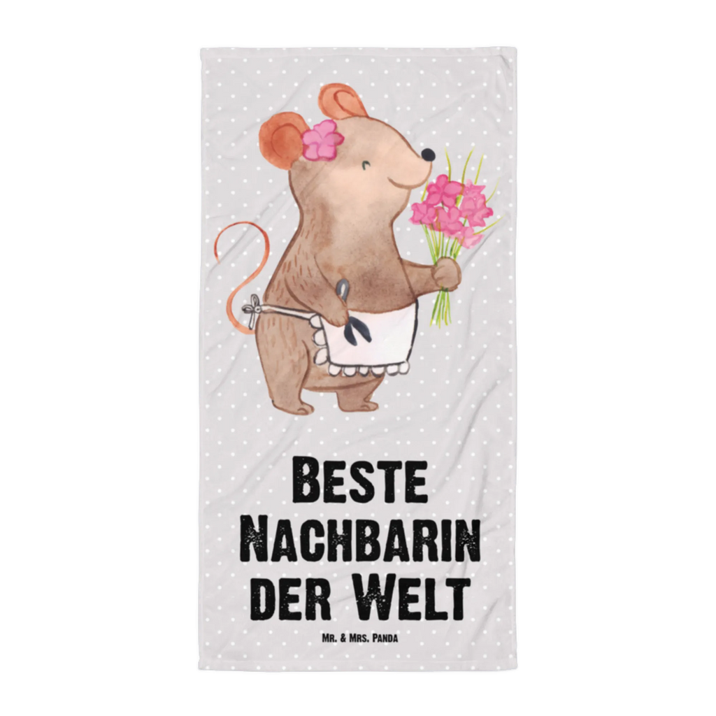 XL Badehandtuch Maus Beste Nachbarin der Welt Handtuch, Badetuch, Duschtuch, Strandtuch, Saunatuch, für, Dankeschön, Geschenk, Schenken, Geburtstag, Geburtstagsgeschenk, Geschenkidee, Danke, Bedanken, Mitbringsel, Freude machen, Geschenktipp, Nachbarin, Nachbarn, Nachbarschaft, Freundin, Angrenzer, Anwohnerin, Bewohnerin, Freundschaft