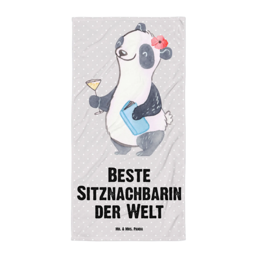 XL Badehandtuch Panda Beste Sitznachbarin der Welt Handtuch, Badetuch, Duschtuch, Strandtuch, Saunatuch, für, Dankeschön, Geschenk, Schenken, Geburtstag, Geburtstagsgeschenk, Geschenkidee, Danke, Bedanken, Mitbringsel, Freude machen, Geschenktipp, Sitznachbarin, Stuhlnachbar, Mitschülerin, Nachbarin, Uni, Universität, Seminar, Kommilitone, Tischnachbar, Schule, Mitstudentin, Hochschule, Beste Sitznachbarin der Welt, Weltbeste Sitznachbarin